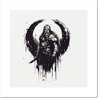 Warrior ink art Posters and Art